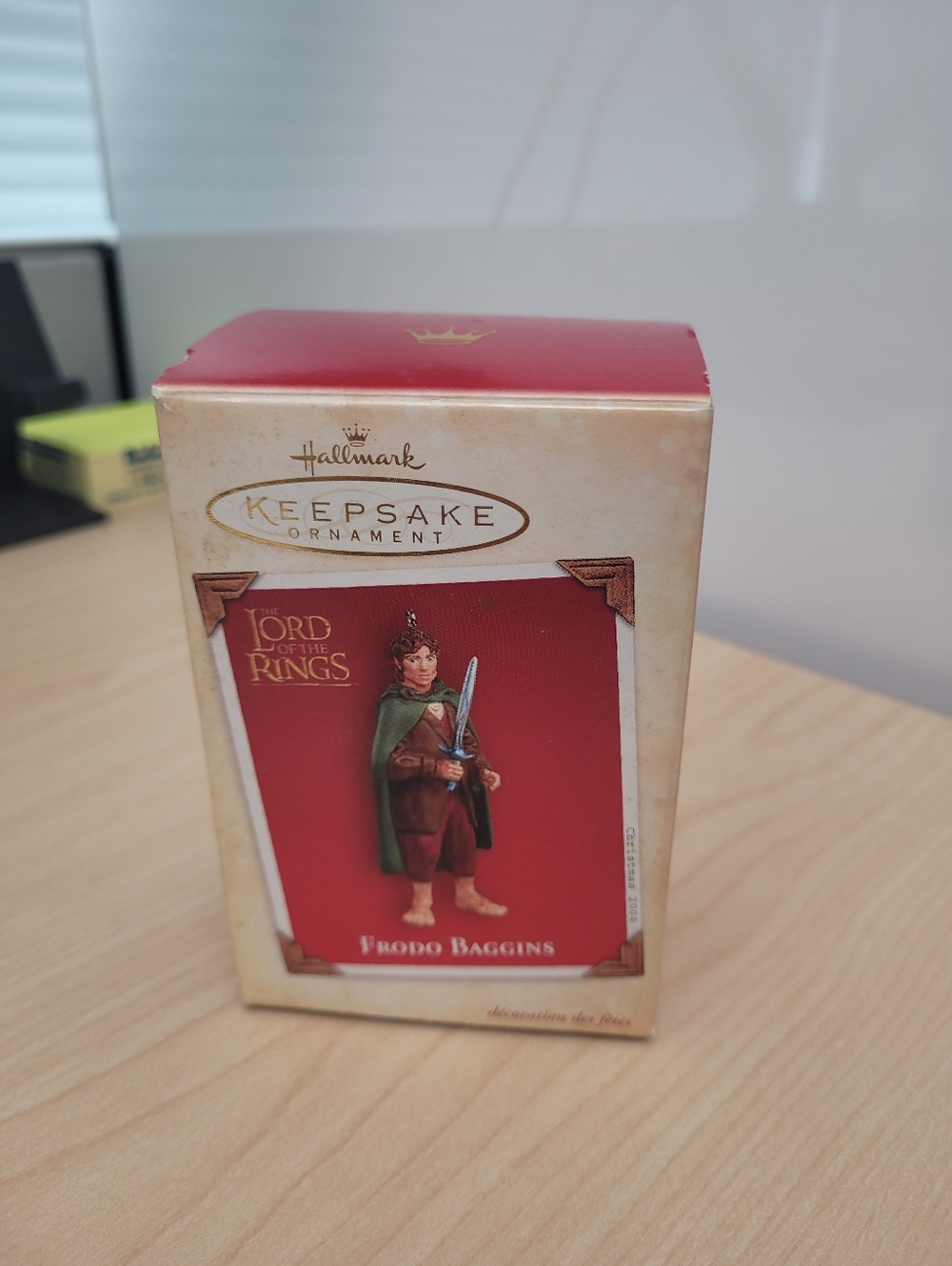 New Vintage 2004 Hallmark Lord Of The Rings Hobbit Frodo Baggins Ornament